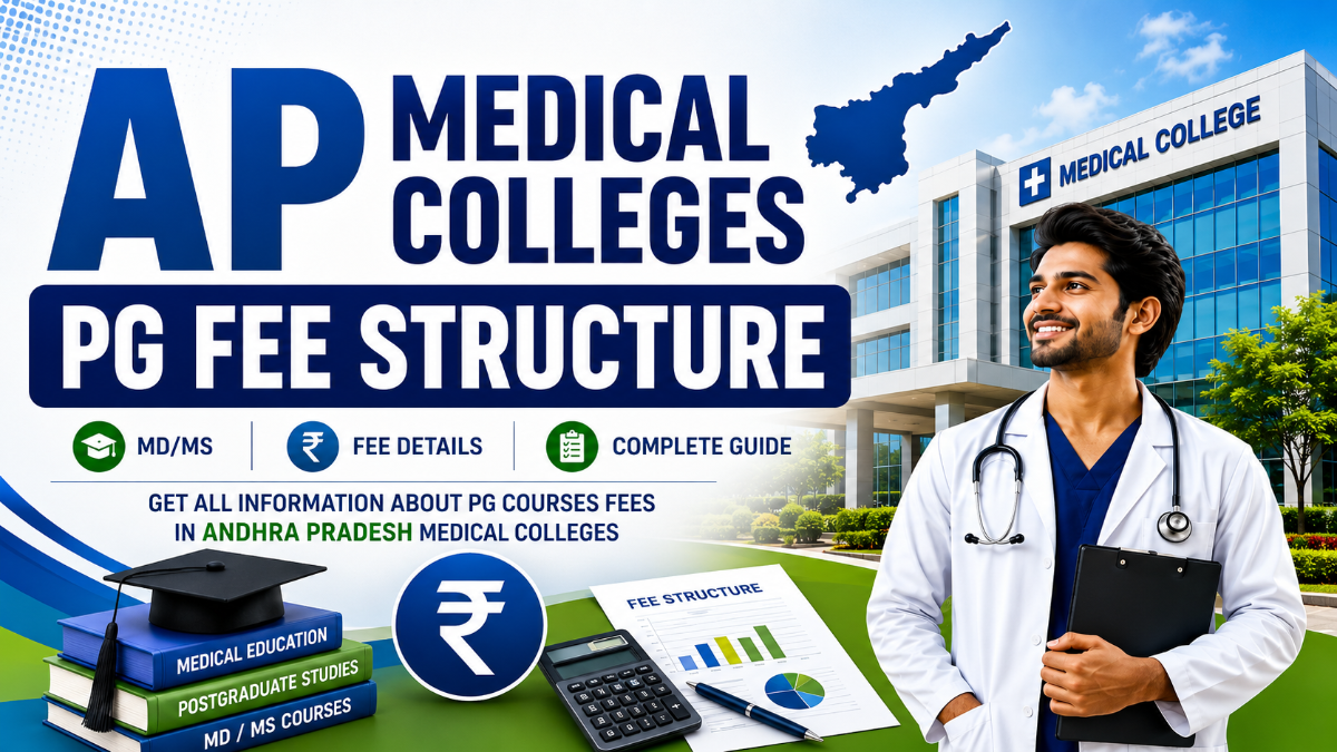 AP Medical Colleges PG Fee Structure – Complete Guide to Postgraduate Medical Course Fees in Andhra Pradesh