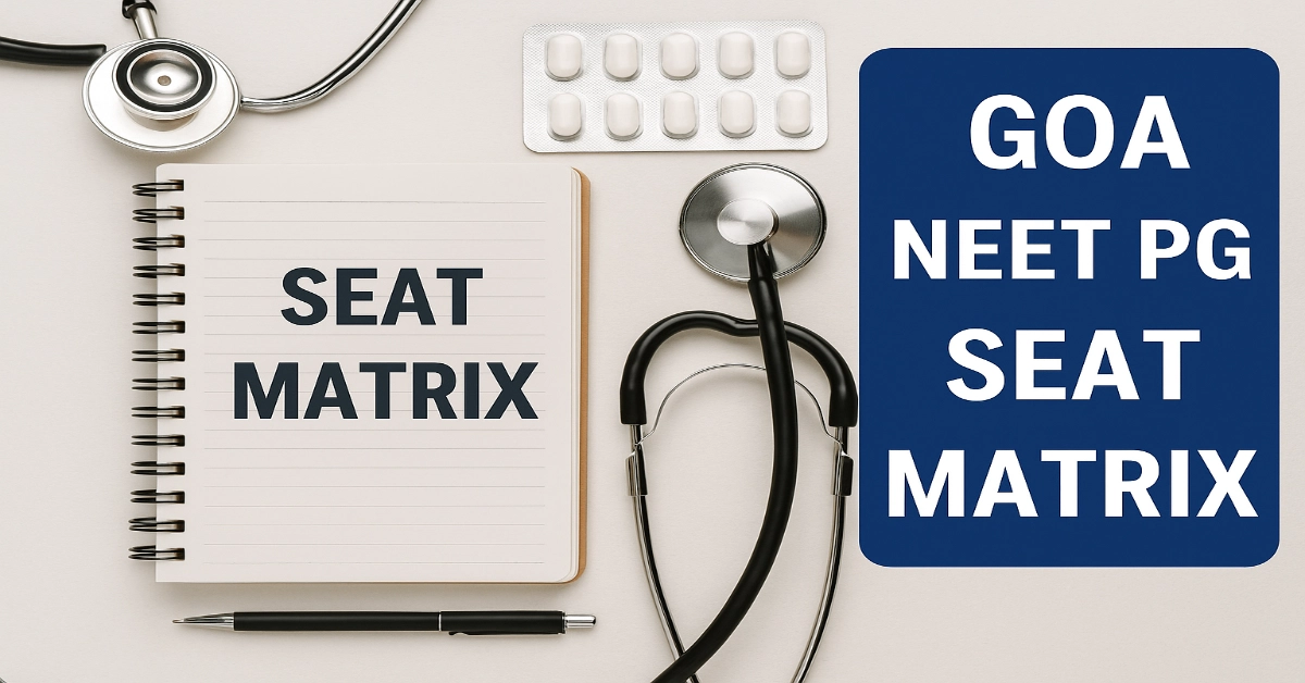 Goa NEET PG Seat Matrix