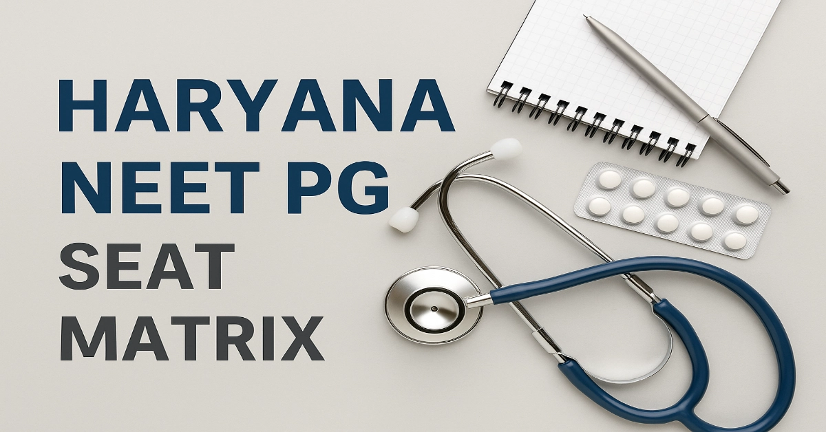 Haryana NEET PG Seat Matrix