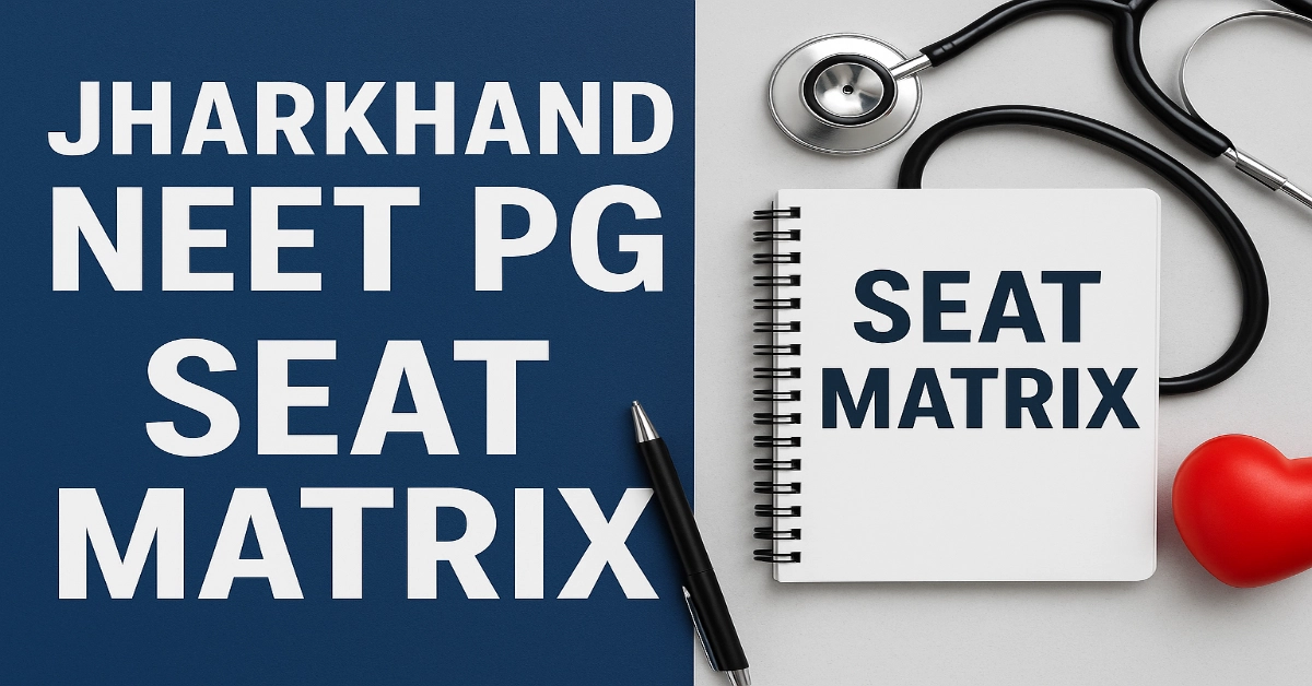 Jharkhand NEET PG Seat Matrix