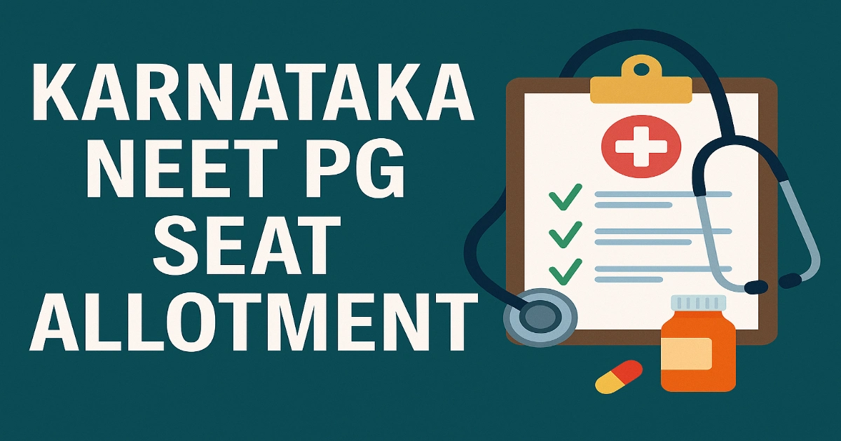 Karnataka NEET PG Seat Allotment