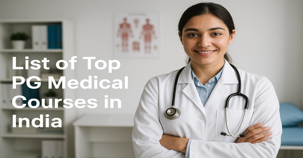 List of Top PG Medical Courses in India