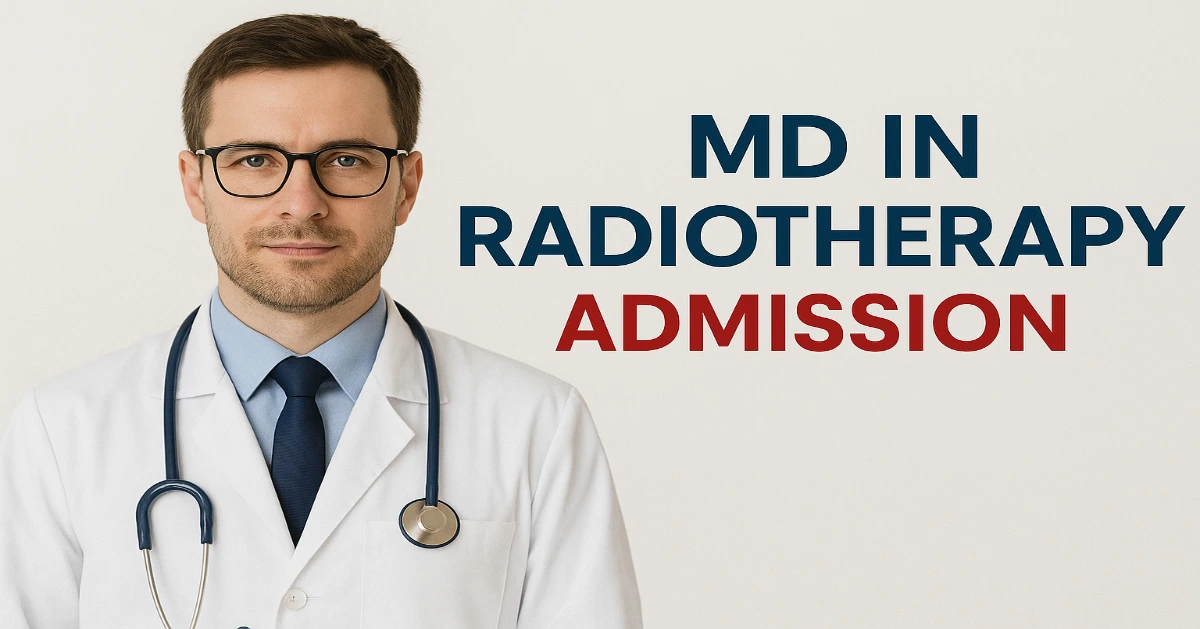 MD in Radiotherapy Admission