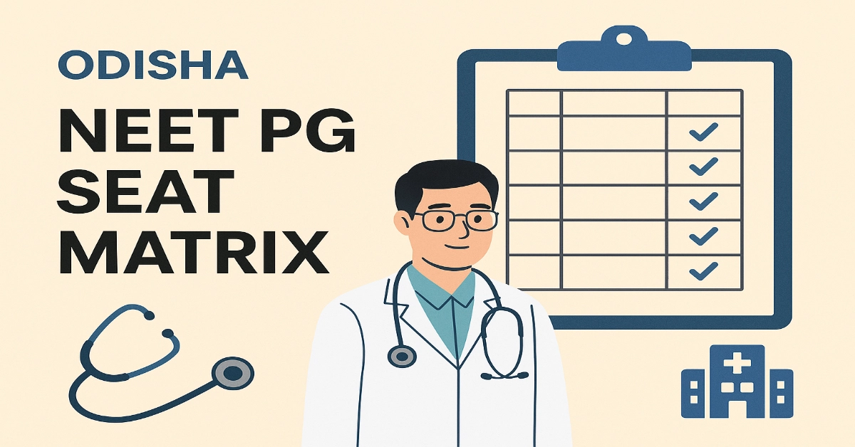 Odisha NEET PG Seat Matrix