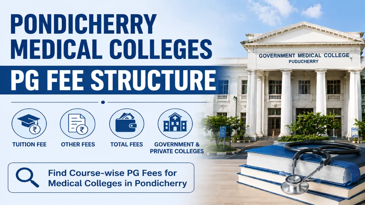 Pondicherry Medical College Pg Fee Structure