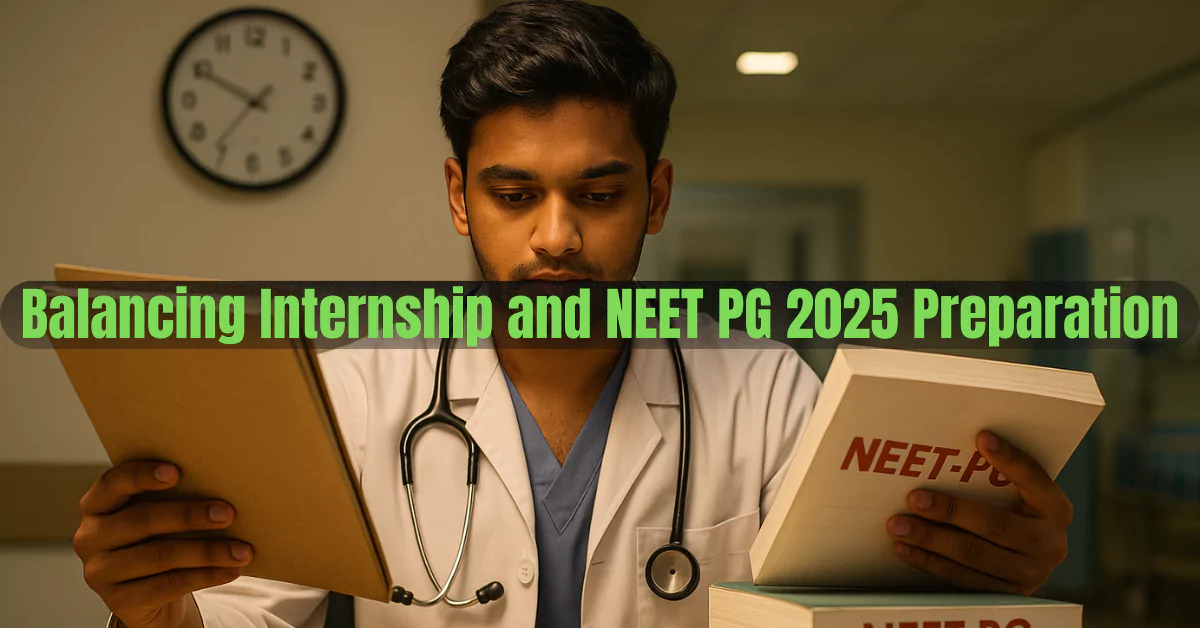 Balancing Internship and NEET PG Prep