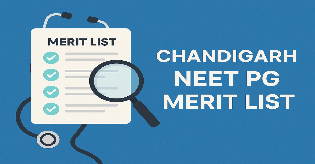 Chandigarh NEET PG Merit List