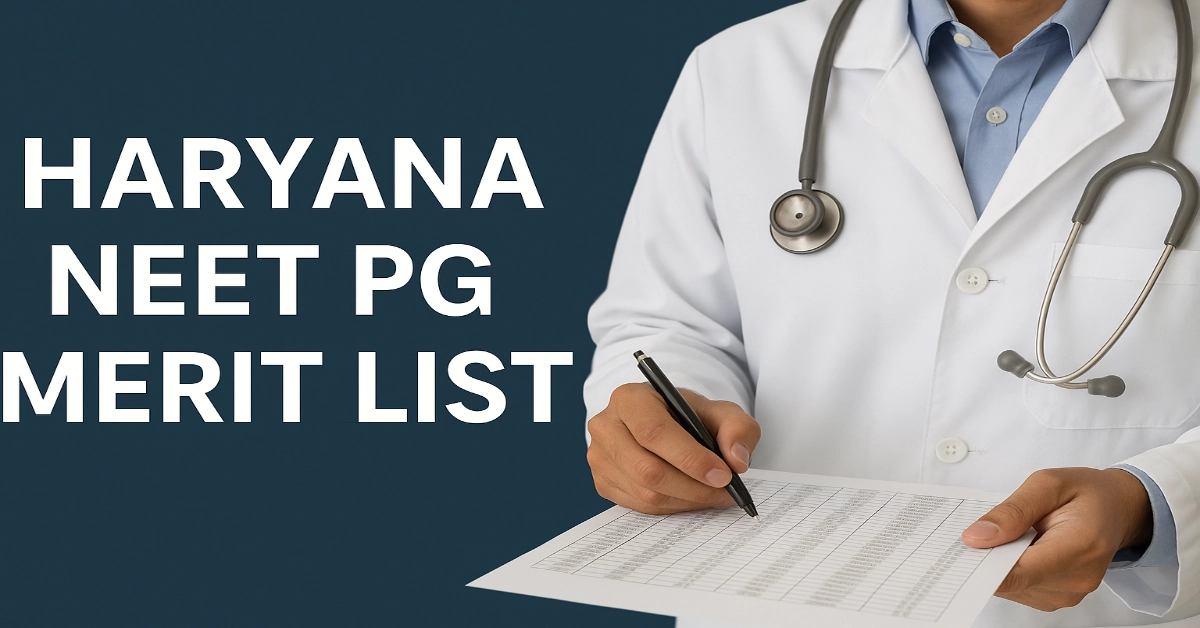 Haryana NEET PG Merit List