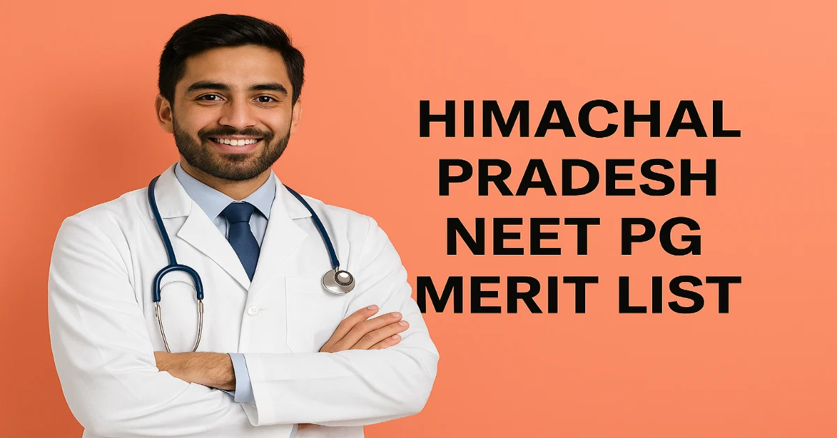 Himachal Pradesh NEET PG Merit List