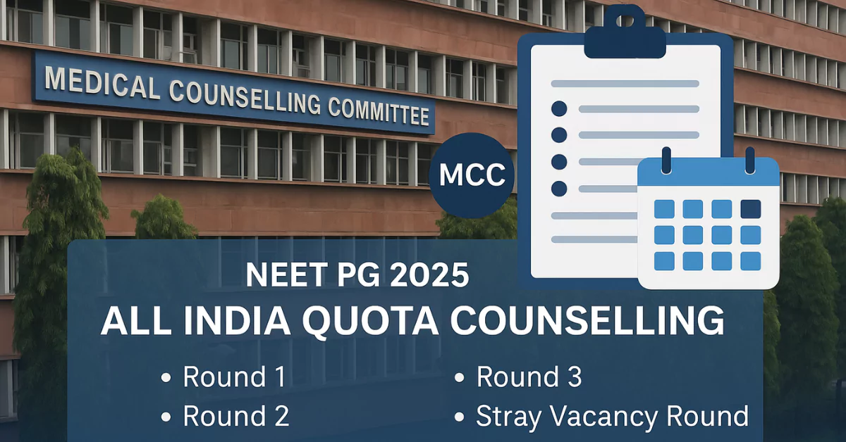 MCC NEET PG 2025 Counselling