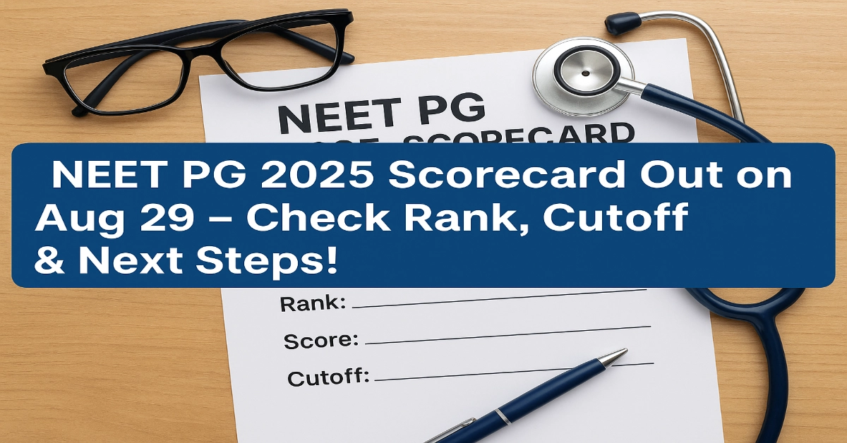 NBE Announced NEET PG 2025 Scorecard Release Date