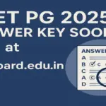 NEET PG 2025 Answer Key (Out) at natboard.edu.in