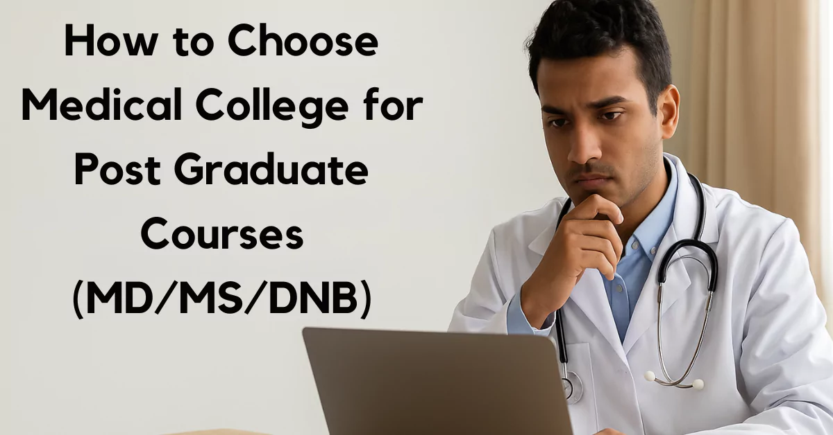 NEET PG 2025 College Selection Guide