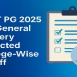 NEET PG 2025 MS General Surgery Expected College-Wise Cutoff