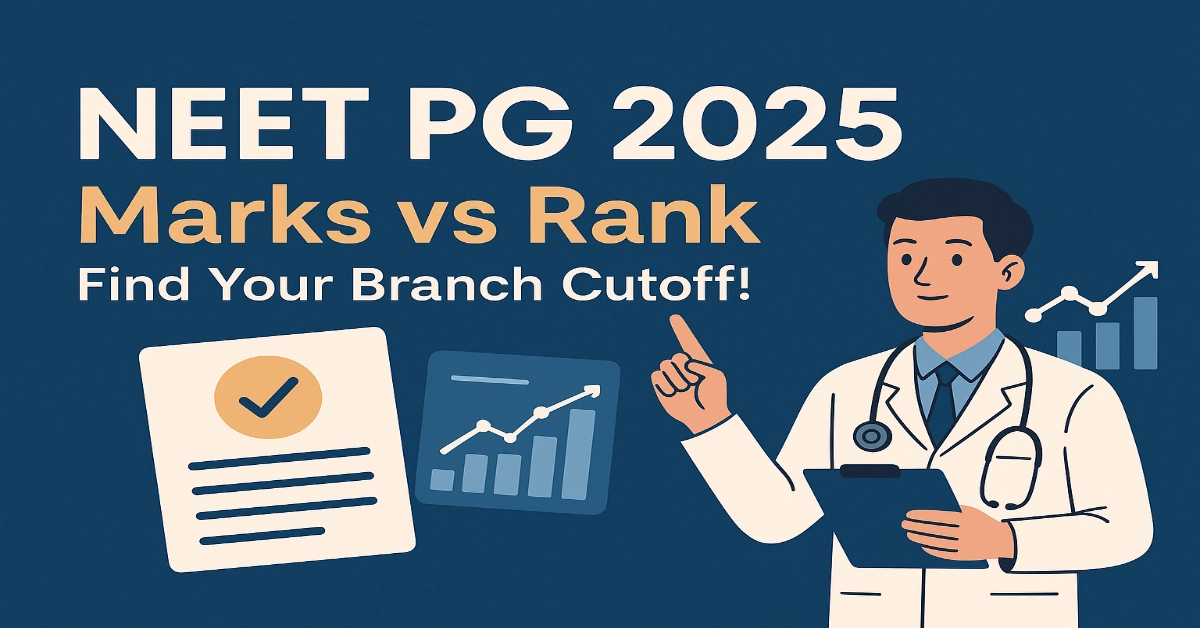 NEET PG 2025 Marks vs Rank Analysis