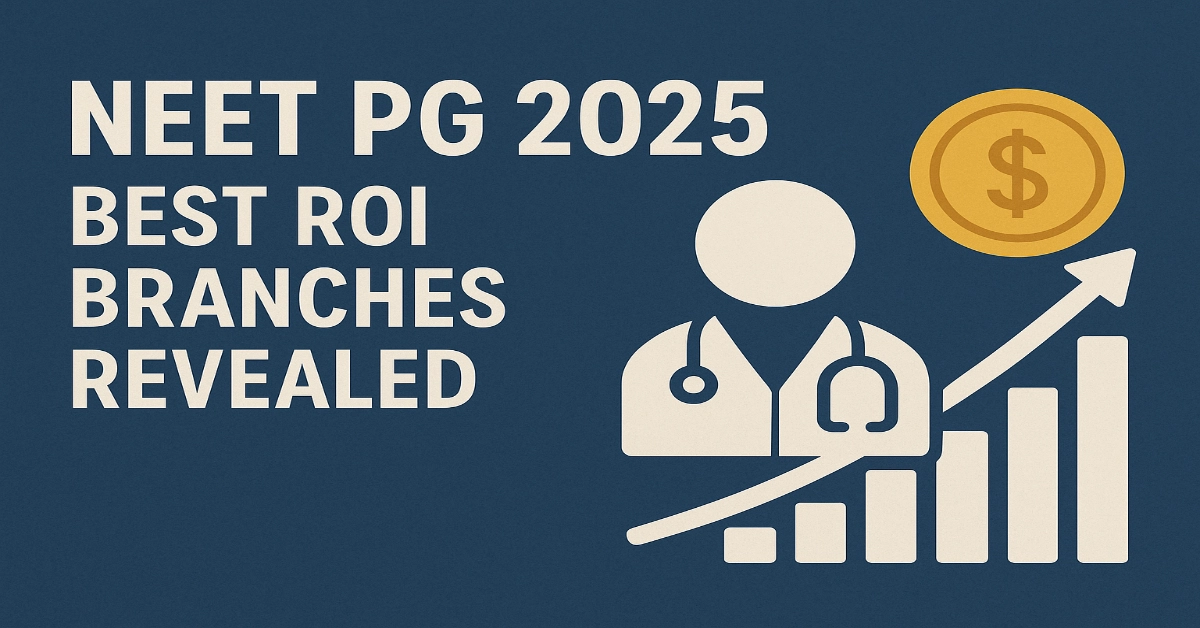 NEET PG 2025: Best ROI Branches Revealed