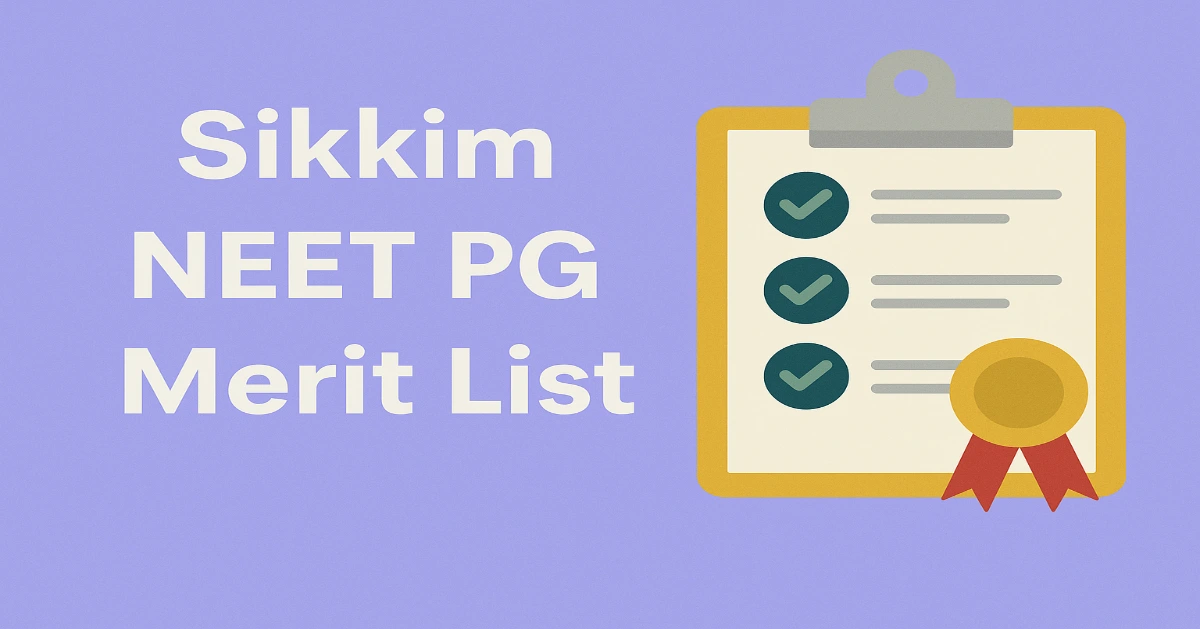 Sikkim NEET PG Merit List