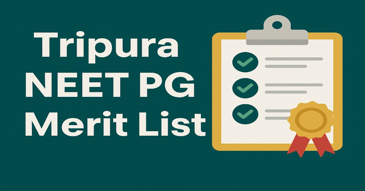 Tripura NEET PG Merit List