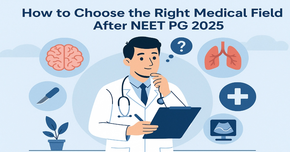 How to Choose the Right Medical Field After NEET PG 2025