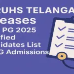 KNRUHS Telangana Releases NEET PG 2025 Qualified Candidates List for PG Admissions