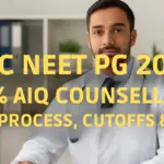 MCC NEET PG 2025 50% AIQ Counselling
