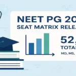 NMC Releases NEET PG 2025 Seat Matrix 52,173 MD_MS_PG Diploma Seats