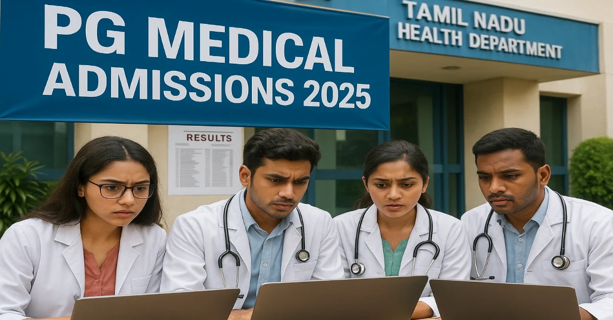 Tamil Nadu PG Medical Admissions 2025