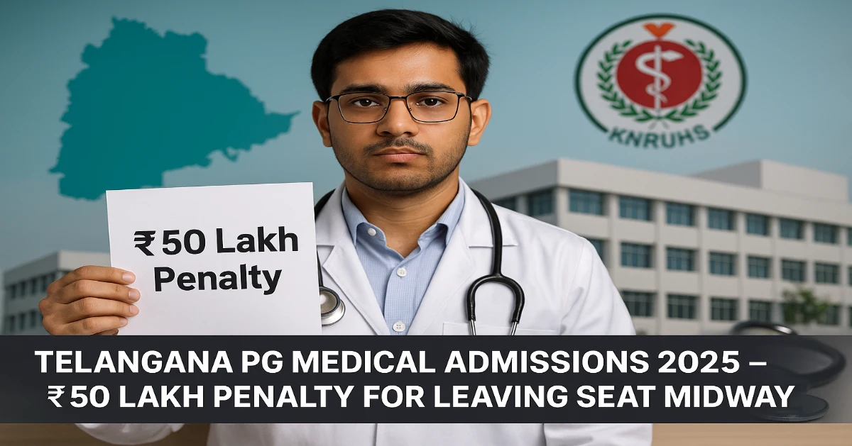 Telangana PG Medical Admissions 2025