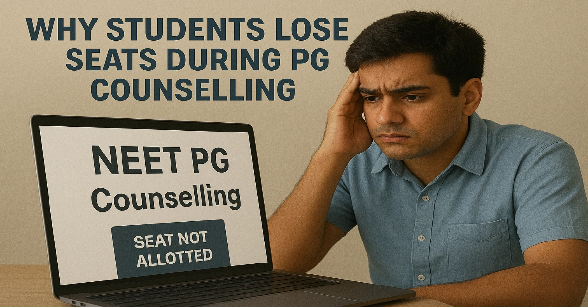 Why Students Lose Seats During NEET PG Counselling