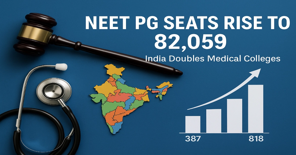 NEET PG Seats Rise to 82059