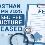 Rajasthan NEET PG 2025 Revised Fee Structure Out