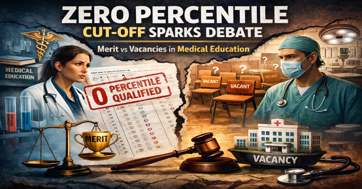 NMC NEET PG: Zero Percentile Cut-Off Sparks Debate on Merit, Vacancies and Medical Standards