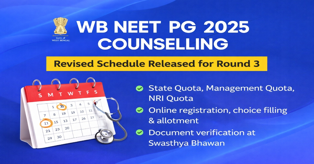 WB NEET PG 2025 Counselling