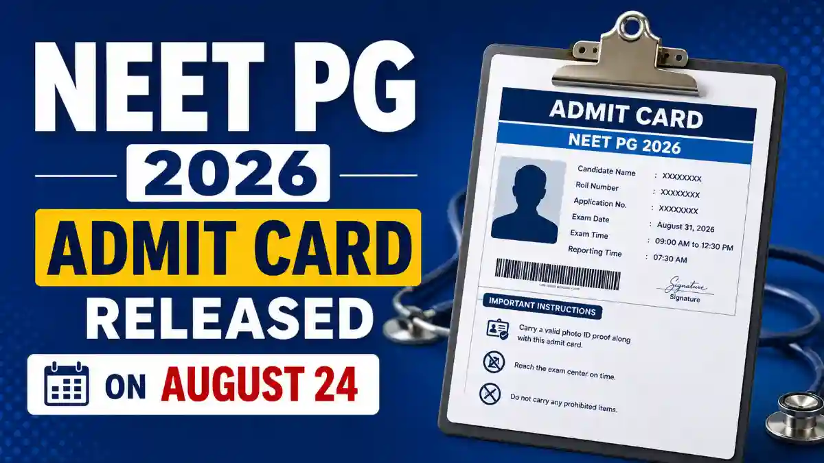 NEET PG 2026 Admit Card