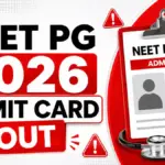 NEET PG 2026 Admit Card