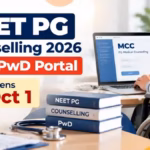 NEET PG Counselling 2026 MCC PwD Portal