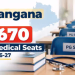 Telangana PG Medical Seats 2026-27