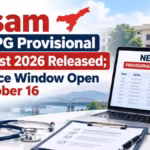 Assam NEET PG Provisional Merit List 2026