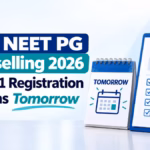 MCC NEET PG Counselling 2026 Round 1 Registration Begins Tomorrow