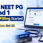 MCC NEET PG Round 1 Choice Filling Started: Last Date Oct 22